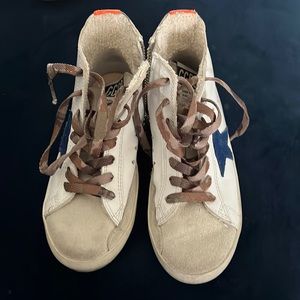 Like new boy or girl golden goose high tops